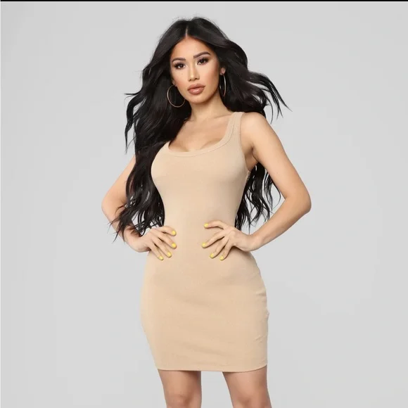 Fashion Nova | Dresses | Ribbed Tank Mini Dress | Poshmark